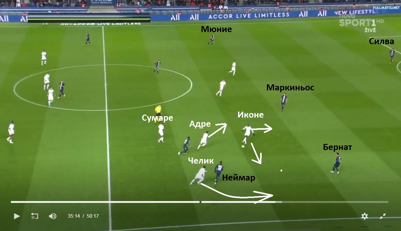 16. vtoriq gol na psg - povechetoo igrchi na lil sa v polovinata na psg.JPG