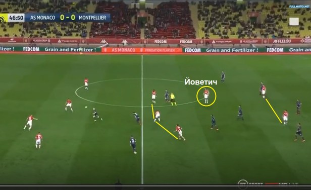 II monaco - jovetic zad napadatelite